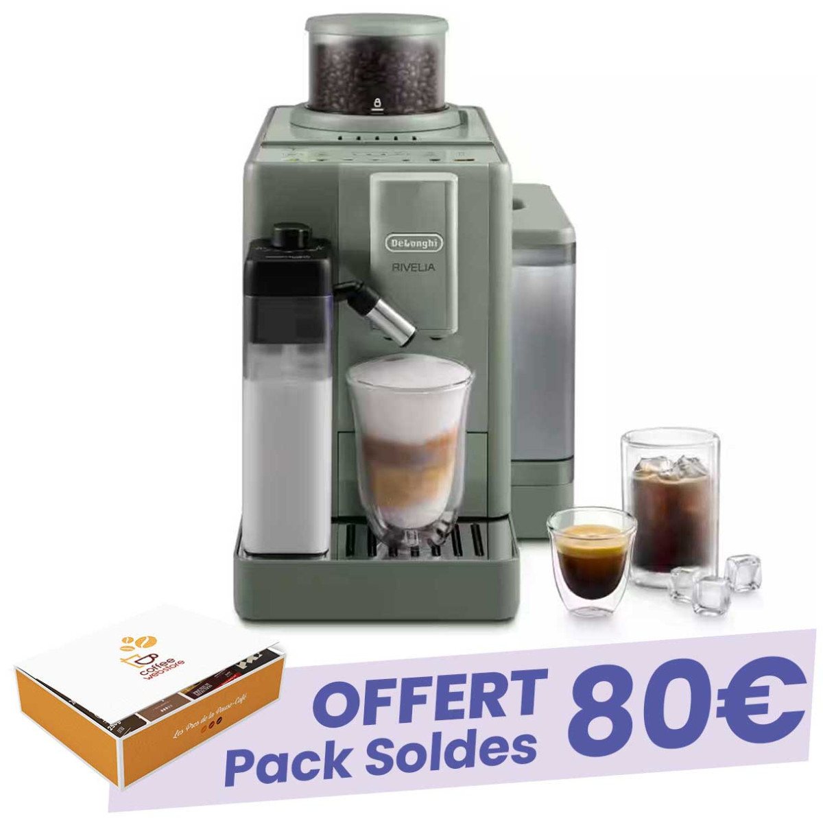 DeLonghi Rivelia Start - Jade Green FEB4255.GR